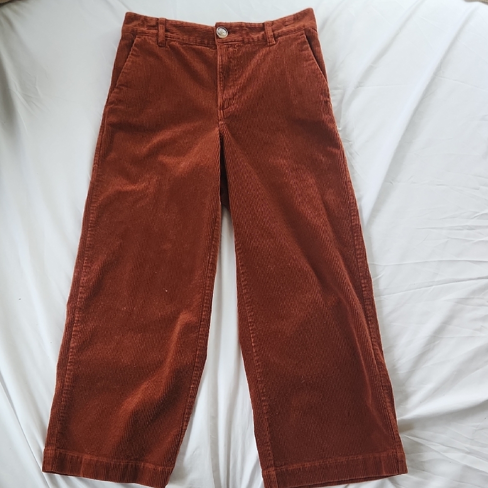 Rust Corduroy Pants
